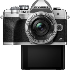 Olympus OM-D E-M10 Mark IV 20.3MP Silver Digital Camera - Capture Stunning Moments with Advanced Features!